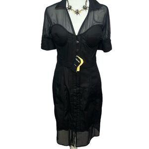 Corset Story Dress Black